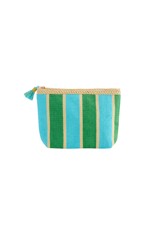 Capri Zip Pouch - Turquoise
