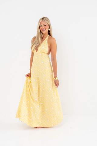 Harriet Halter Dress - Grace & Glamour