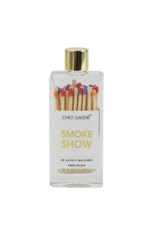 Smokeshow - Rainbow Matches in Glass Bottle