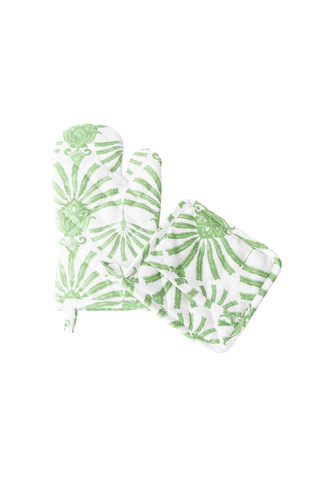 Oven Mitt Set - Deco Palm
