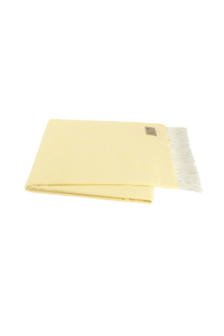 Butter Italian Herringbone Throw