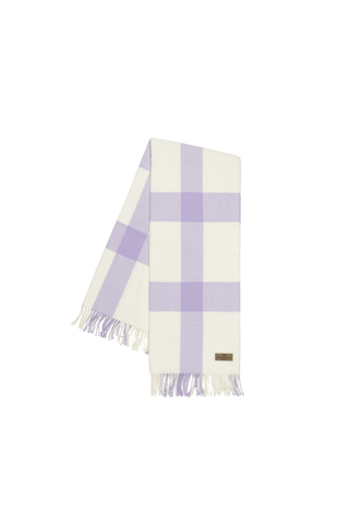 Lilac Wellington Plaid Throw