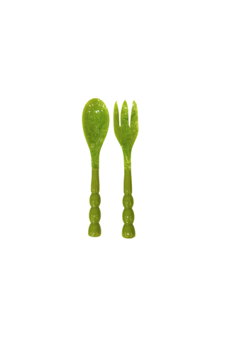 Bermuda Salad Servers - Green