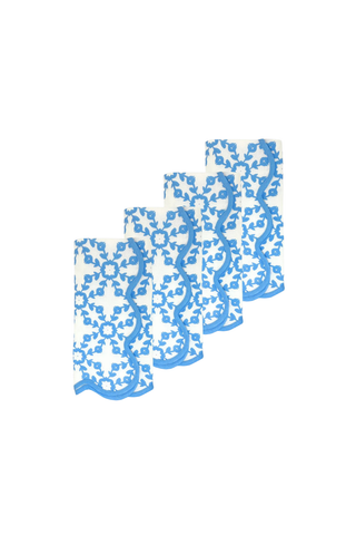 Highlands Blue Dinner Napkins (Set of 4)