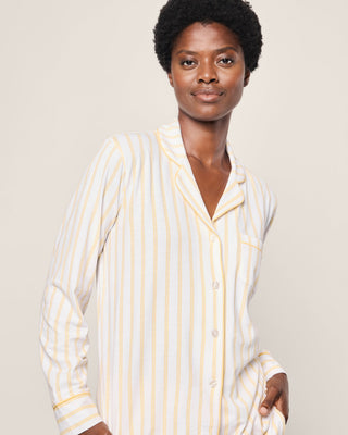 Women's Pima Pajama in Sunny Stripe