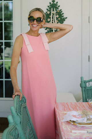 Michelle Gown - Pink Crepe