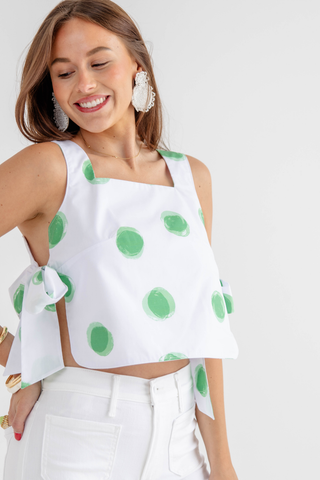 Tally Tie Side - Del Ray Dot
