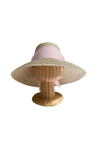 Wildflower Sun Hat - Light Pink Wide & Short Grosgrain Ribbon