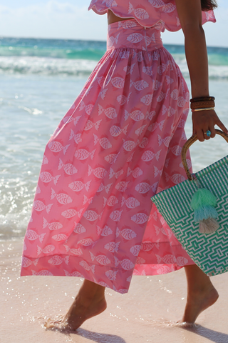 Mitzy Maxi Skirt - Fisher Island Fishies