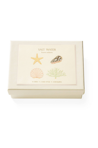 Salt Water Note Card Box