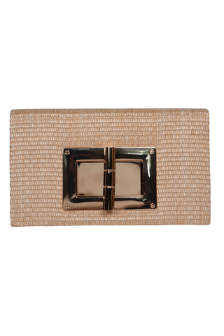 Lillian Straw Clutch - Natural Straw
