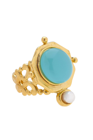 Becca Ring - Aqua