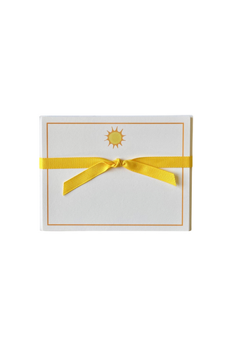 Flat Note Card Set - Sunshine