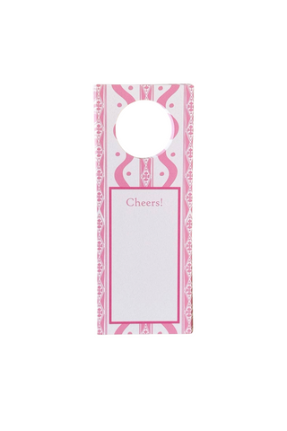 Wine Tag - Pink Wallis