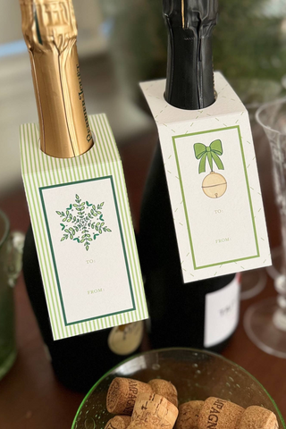 Wine Tag - Pink Wallis