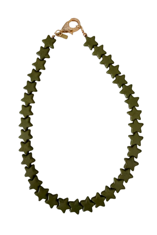 Star Necklace - Small - Hunter Green
